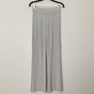 Birgitte Herskind Rome Pant in Grey Silver size Small Ribbed Stretchy